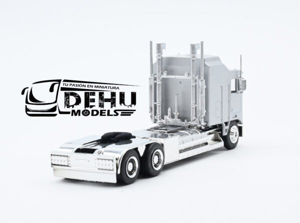Tráiler a Escala 1/87 Kenworth K100 Solo Tracto De Chasis Largo XXL Gris - Cromo, 35264 Promotex - Imagen 5
