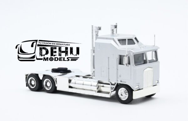 Tráiler a Escala 1/87 Kenworth K100 Solo Tracto De Chasis Largo XXL Gris - Cromo, 35264 Promotex - Imagen 3