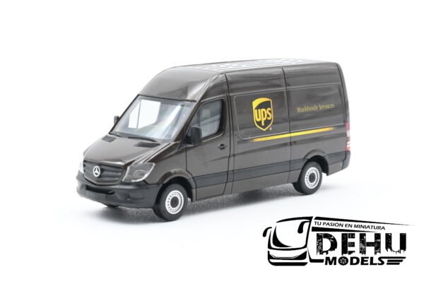 Camioneta a Escala 1/87 Mercedes Benz Sprinter 13 HD UPS Café, 4013150093408 Herpa