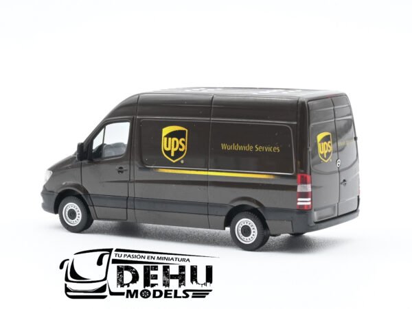 Camioneta a Escala 1/87 Mercedes Benz Sprinter 13 HD UPS Café, 4013150093408 Herpa - Imagen 6