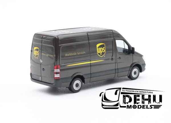 Camioneta a Escala 1/87 Mercedes Benz Sprinter 13 HD UPS Café, 4013150093408 Herpa - Imagen 5
