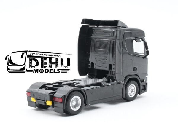 Tráiler a Escala 1/87 Solo Tracto Scania CR ND ZM De un eje Negro, Herpa - Imagen 5