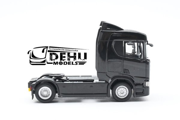 Tráiler a Escala 1/87 Solo Tracto Scania CR ND ZM De un eje Negro, Herpa - Imagen 4