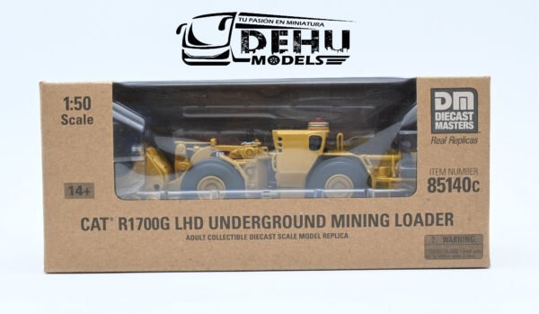 Maquinaria a Escala 1/50 CAT R1700G LHD Underground Mining Loader Amarillo, 85140C Diecast Masters - Imagen 12
