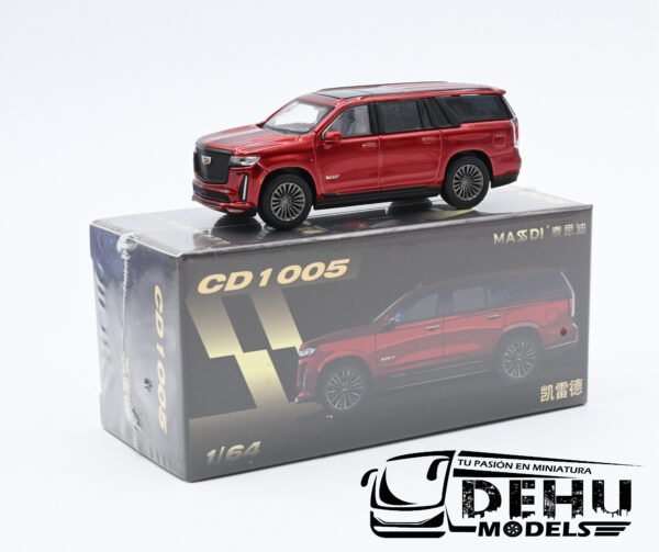 Camioneta a Escala 1/64 Cadillac Escalade Roja, CD1005 Massdi - Imagen 11