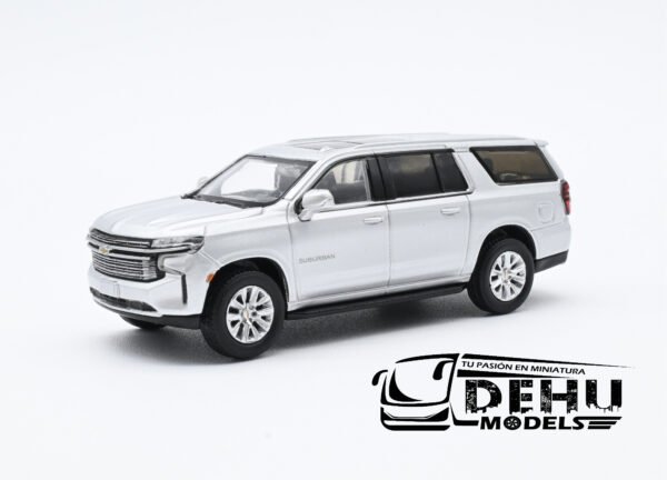 Camioneta a Escala 1/64 Chevrolet Suburban Gris, CVL1002 Massdi