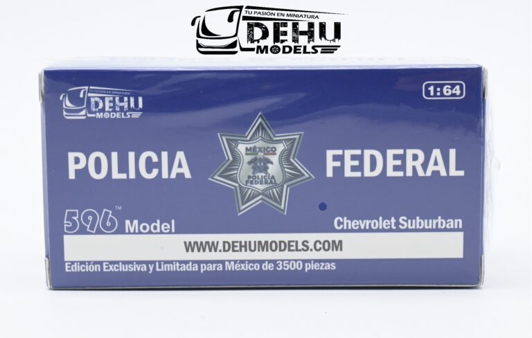 SPFMDH03 Chevrolet Suburban Policía Federal Azul - Blanco (9)
