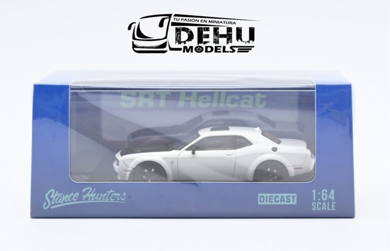 STHDCBN Dodge Challenger SRT Hellcat Blanco - Cofre Negro (1)