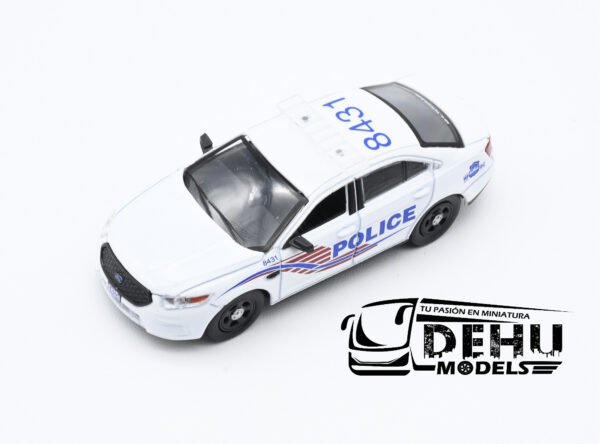 Auto a Escala 1/64 Ford Police Interceptor Sedan Metropolitan Police Department of the District of Columbia Blanco - Rojo - Azul, CBP-039 596 Model - Imagen 9