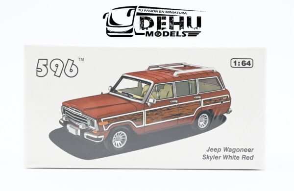 Camioneta a Escala 1/64 Jeep Wagoneer Breaking Bad Skyler White Rojo - Café, CBP-042 596 Model - Imagen 10
