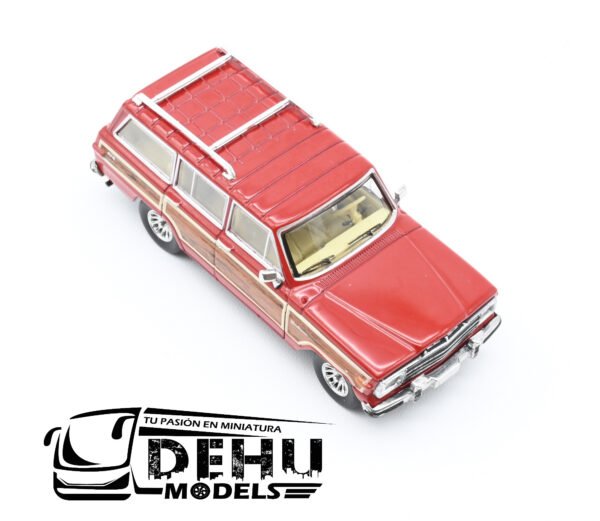 Camioneta a Escala 1/64 Jeep Wagoneer Breaking Bad Skyler White Rojo - Café, CBP-042 596 Model - Imagen 2