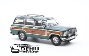 Camioneta a Escala 1/64 Jeep Wagoneer Verde Metálico - Café, CBP-044 596 Model