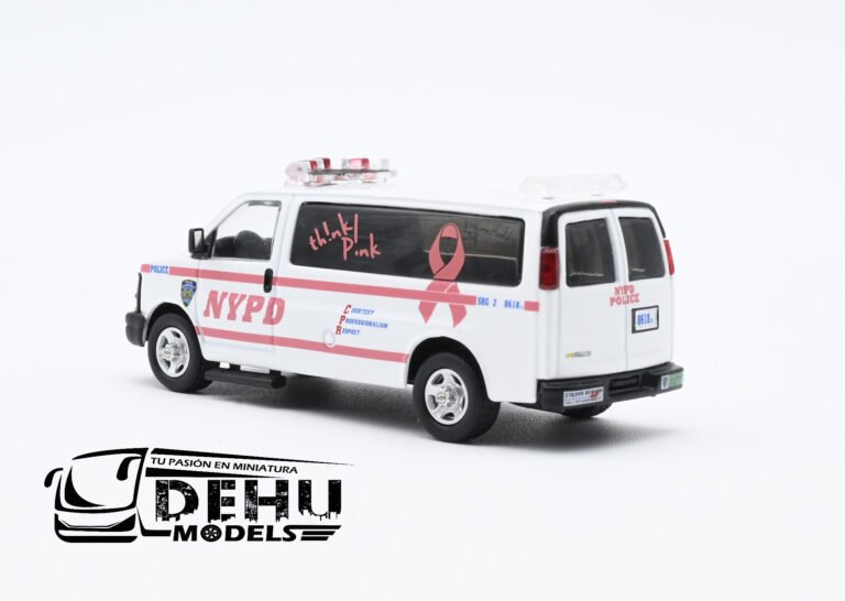 CBP-047 Chevrolet Van Express New York City, New York Police NYPD Think Pink Blanco - Rosa (6)
