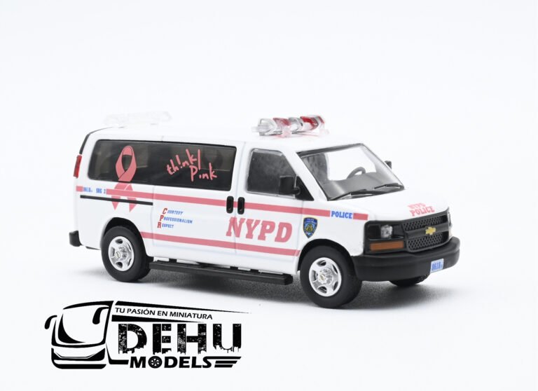 CBP-047 Chevrolet Van Express New York City, New York Police NYPD Think Pink Blanco - Rosa (9)