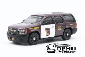 Camioneta a Escala 1/64 Chevrolet Tahoe Minnesota State Patrol Marrón - Blanco, CBP-051 596 Model