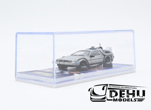 Auto a Escala 1/64 DMC Delorean Motor Company Volver al Futuro ll (Back to the Future ll) Flotante Gris, DMCBTTFFLllMJ MJ Model - Imagen 10