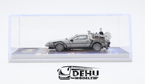 Auto a Escala 1/64 DMC Delorean Motor Company Volver al Futuro ll (Back to the Future ll) Normal Gris, DMCBTTFNllMJ MJ Model - Imagen 11