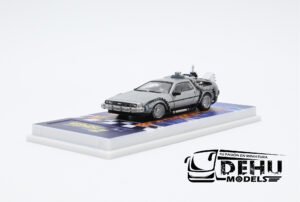 Auto a Escala 1/64 DMC Delorean Motor Company Volver al Futuro ll (Back to the Future ll) Normal Gris, DMCBTTFNllMJ MJ Model
