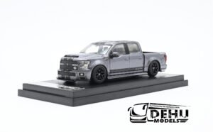 Camioneta a Escala 1/64 Ford F-150 Shelby Gris - Negro, FF150SGNFM Funny Model