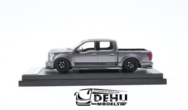 Camioneta a Escala 1/64 Ford F-150 Shelby Gris - Negro, FF150SGNFM Funny Model - Imagen 10