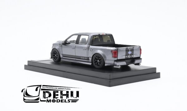 Camioneta a Escala 1/64 Ford F-150 Shelby Gris - Negro, FF150SGNFM Funny Model - Imagen 9
