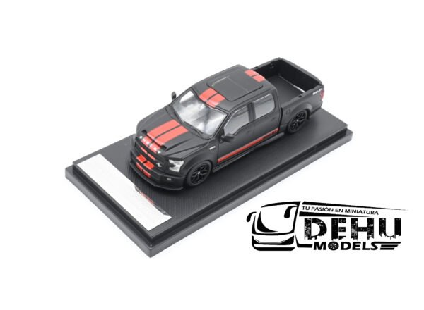 Camioneta a Escala 1/64 Ford F-150 Shelby Negro - Rojo, FF150SNRFM Funny Model - Imagen 12