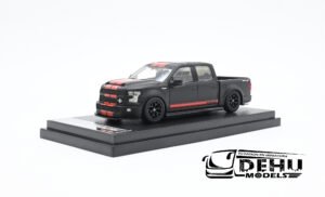 Camioneta a Escala 1/64 Ford F-150 Shelby Negro - Rojo, FF150SNRFM Funny Model