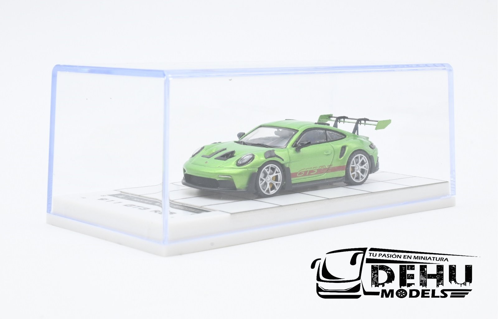 Auto a Escala 1/64 Porsche 911 GT3 RS Verde - Rojo, P911GRVRMJ MJ Model - Imagen 10