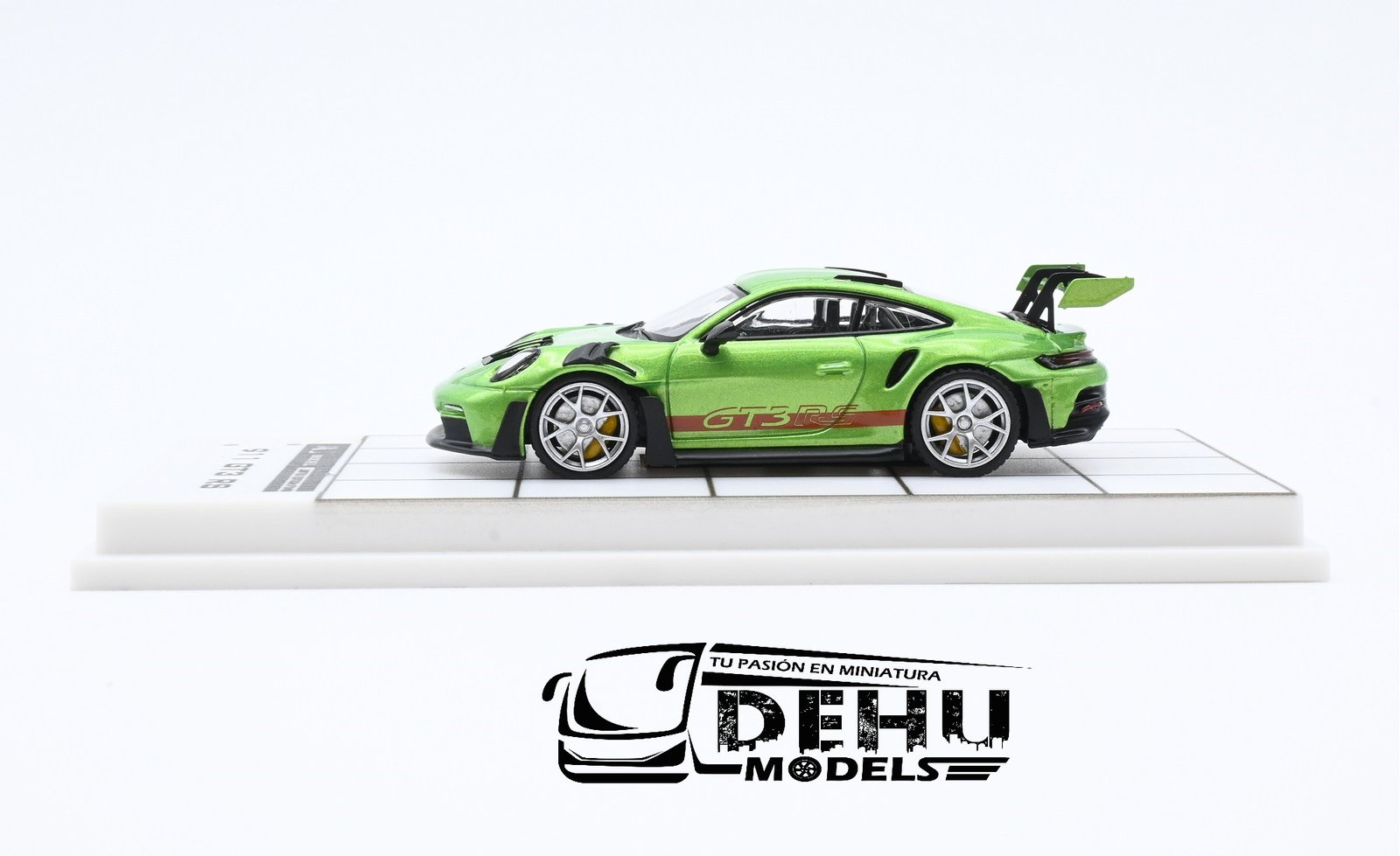 Auto a Escala 1/64 Porsche 911 GT3 RS Verde - Rojo, P911GRVRMJ MJ Model - Imagen 7