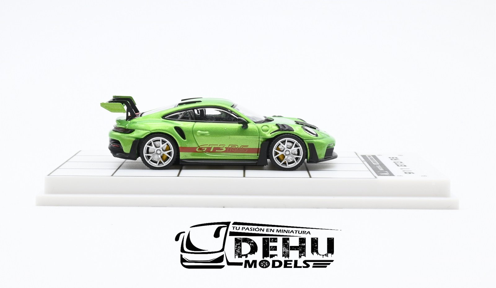 Auto a Escala 1/64 Porsche 911 GT3 RS Verde - Rojo, P911GRVRMJ MJ Model - Imagen 4