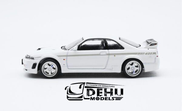 Auto a Escala 1/64 Nissan GTR NISMO 400R Blanco, PR64-0052 Pop Race - Imagen 9
