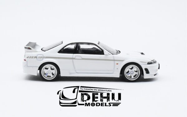 Auto a Escala 1/64 Nissan GTR NISMO 400R Blanco, PR64-0052 Pop Race - Imagen 4
