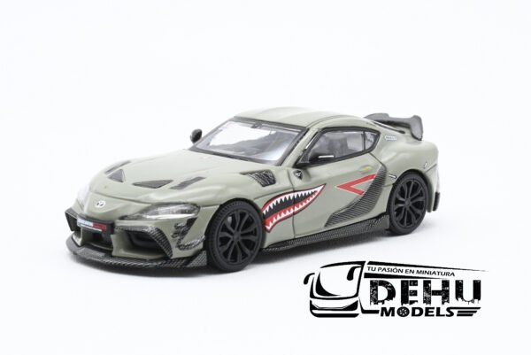 Auto a Escala 1/64 Toyota Supra Darwing Pro 66G NWB Verde, PR64-0076 Pop Race
