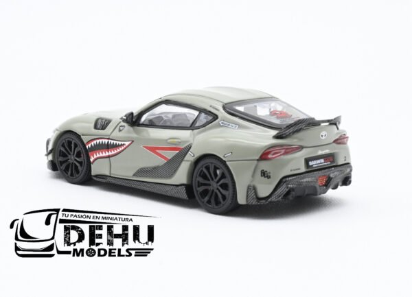 Auto a Escala 1/64 Toyota Supra Darwing Pro 66G NWB Verde, PR64-0076 Pop Race - Imagen 6
