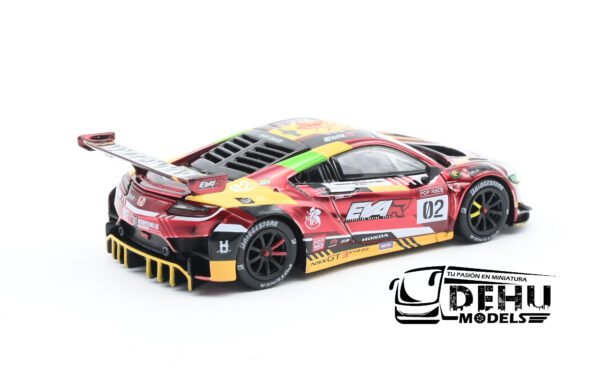 Auto a Escala 1/64 Honda NSX EVA RT Production Model-02 NSX GT3 Rojo, PR64-0108 Pop Race - Imagen 5