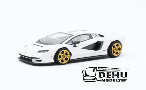 Auto a Escala 1/64 Lamborghini Countach LPI 800-4 Blanco, PR64-0117 Pop Race - Imagen 10