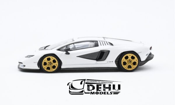 Auto a Escala 1/64 Lamborghini Countach LPI 800-4 Blanco, PR64-0117 Pop Race - Imagen 9