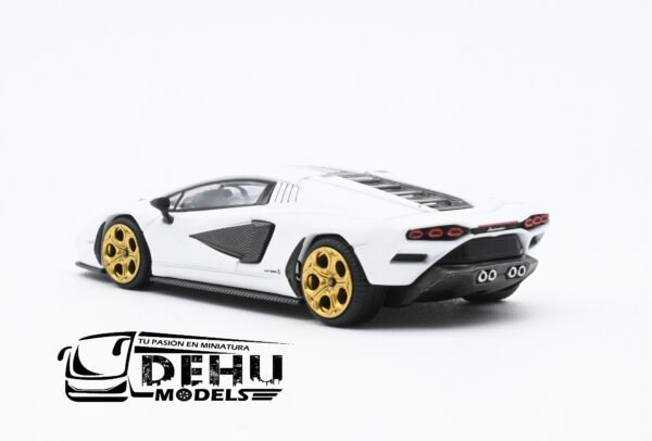 Auto a Escala 1/64 Lamborghini Countach LPI 800-4 Blanco, PR64-0117 Pop Race - Imagen 8