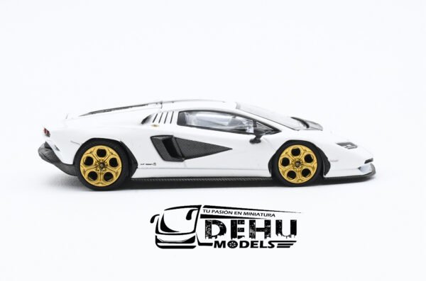 Auto a Escala 1/64 Lamborghini Countach LPI 800-4 Blanco, PR64-0117 Pop Race - Imagen 4