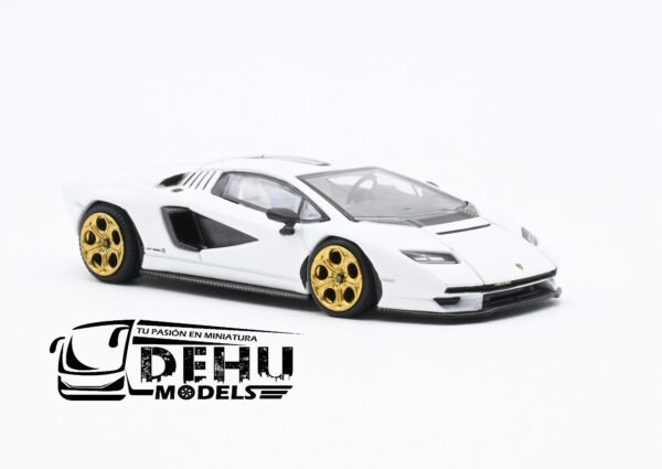 Auto a Escala 1/64 Lamborghini Countach LPI 800-4 Blanco, PR64-0117 Pop Race