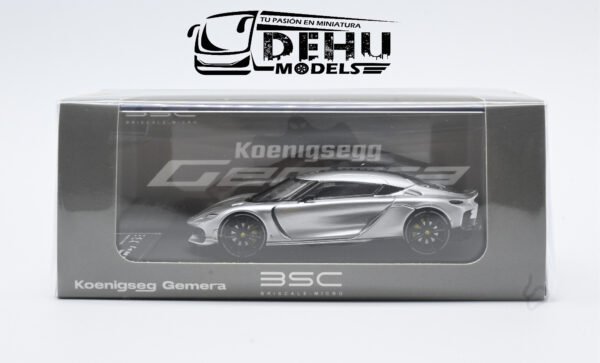 Auto a Escala 1/64 Koenigseg Gemera Gris, BSCKGGR02 BSC Bri Scale Micro - Imagen 13