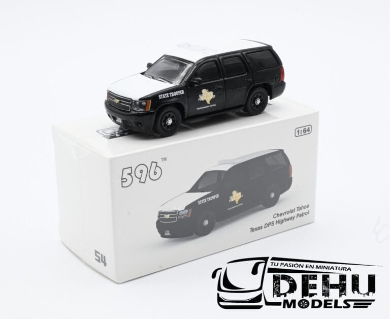 CBP-054 Chevrolet Tahoe Texas DPS Highway Patrol, Negro - Blanco (10)