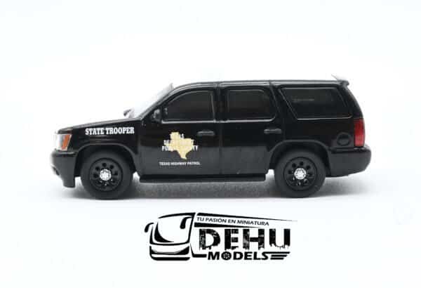 Camioneta a Escala 1/64 Chevrolet Tahoe Texas DPS Highway Patrol Negro - Blanco, CBP-054 596 Model - Imagen 7