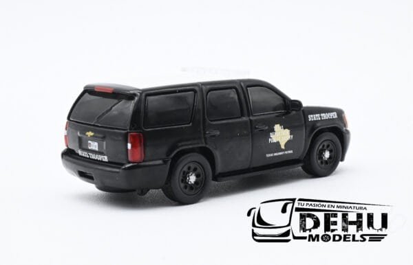 Camioneta a Escala 1/64 Chevrolet Tahoe Texas DPS Highway Patrol Negro - Blanco, CBP-054 596 Model - Imagen 5