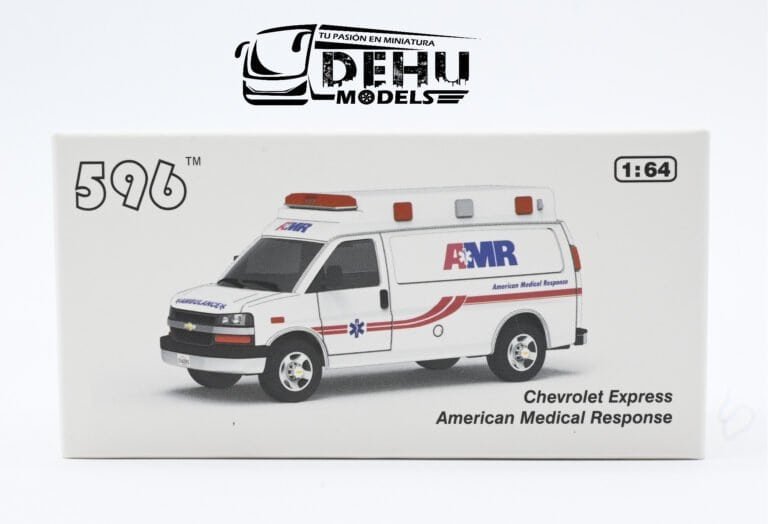 CBP-058 Chevrolet Express American Medical Response, Blanco - Rojo - Azul (1)