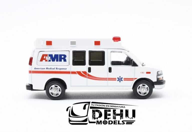 CBP-058 Chevrolet Express American Medical Response, Blanco - Rojo - Azul (7)