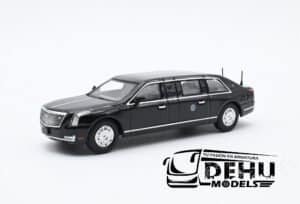 Auto a Escala 1/64 Cadillac Beast "La Bestia" Limusina Presidencial USA 3 Negro, CBP-062 596 Model