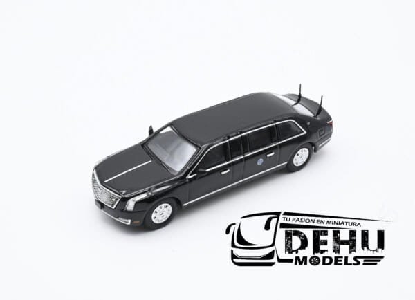 Auto a Escala 1/64 Cadillac Beast "La Bestia" Limusina Presidencial USA 3 Negro, CBP-062 596 Model - Imagen 9