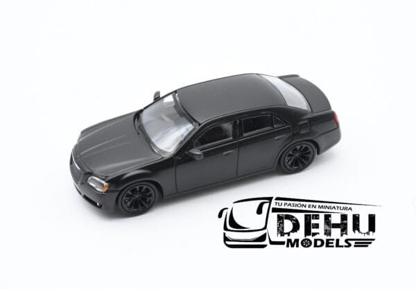 Auto a Escala 1/64 Chrysler 300c Negro Mate, CBP-064 596 Model - Imagen 9