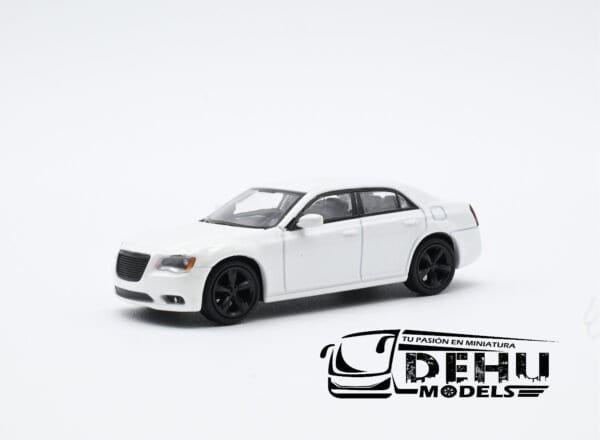 Auto a Escala 1/64 Chrysler 300c Pearlescent White Blanco - Negro, CBP-066 596 Model - Imagen 8